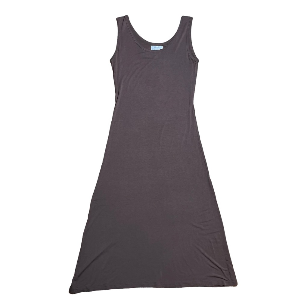 Dreamsacks Bamboo Dreams Light Brown Bamboo Jersey Knit Tank Dress Sz S